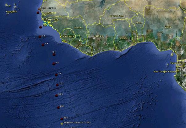 0408 Ascension Island to Dakar